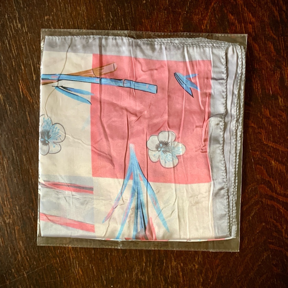Floral Multicolor Scarf 20"/20"
